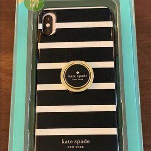 NWT Kate Spade Ring And Stripe iPhone XS Max Case